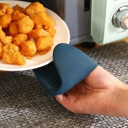 Kitchen Handling Gloves - 2 Pairs Blue Gloves for Hot Bowls, Plates, Steaming, Serving and Everyday Cookware Handling