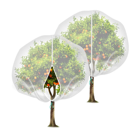 Fruit Tree Netting Cover with Zipper (150x200cm)- Plastic Mesh Bird and Insect Protection for Citrus, Blueberries, Vegetables, Garden Harvest Saver
