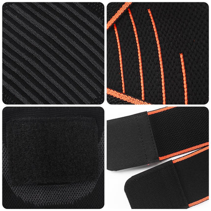 Adjustable Knee Brace 1PC XXL Size - Breathable Compression Knee Support with Wrap Strap for Running, Hiking, Cycling, Badminton and Gym Training