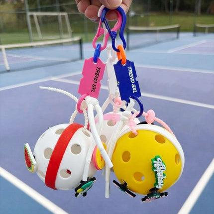 Style A 1PC Pickleball Bag Charm Gift, Sports Bag Hanging Ornament, Pickleball Accessory Decoration for Sports Lovers