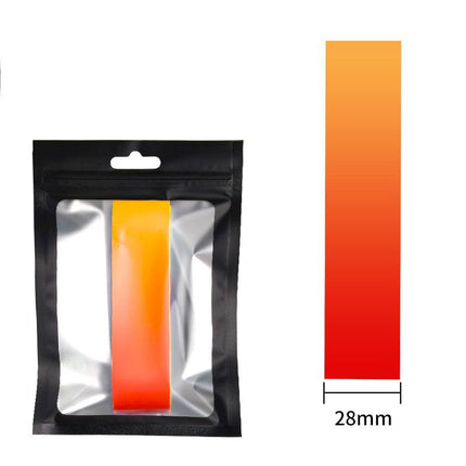 Pickleball Paddle Edge Guard Tape - Red Orange gradient Protective Trim Strip, Flexible Adhesive Paddle Edge Protector for Scratch Resistance, Decorative Wear Guard