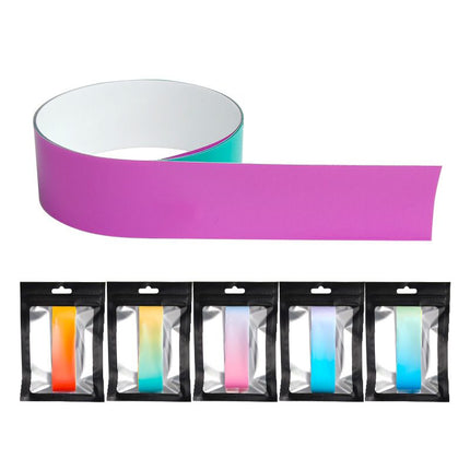 Pickleball Paddle Edge Guard Tape - Red Orange gradient Protective Trim Strip, Flexible Adhesive Paddle Edge Protector for Scratch Resistance, Decorative Wear Guard