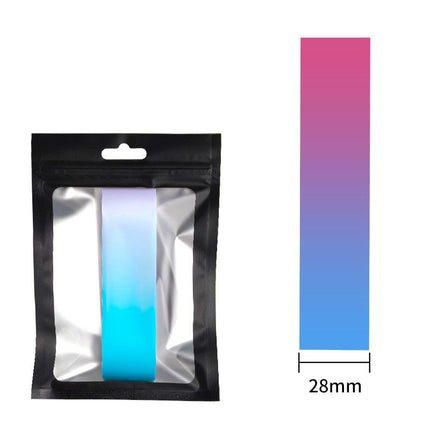 Pickleball Paddle Edge Guard Tape - Blue Pink gradient Protective Trim Strip, Flexible Adhesive Paddle Edge Protector for Scratch Resistance, Decorative Wear Guard