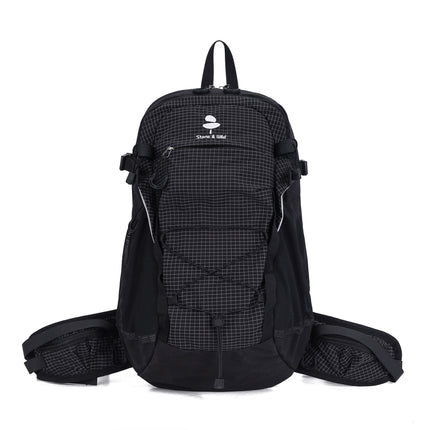 Lightweight Hiking Backpack 20L Black - Ultralight Oxford Cloth Daypack with Breathable Mesh Back, Adjustable Straps for Trekking Camping Travel