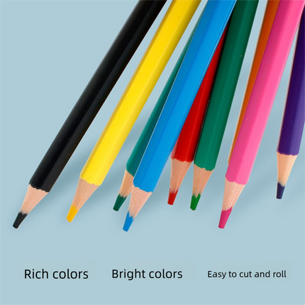 72-Colour Oil-Based Coloured Pencil Set - Hexagonal Drawing Pencils with Rich Vibrant Colours, Metal Storage Tin for Sketching, Colouring, Illustration and Art