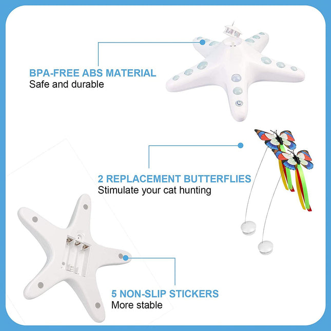 Starfish Butterfly Cat Teaser Toys – product detail
