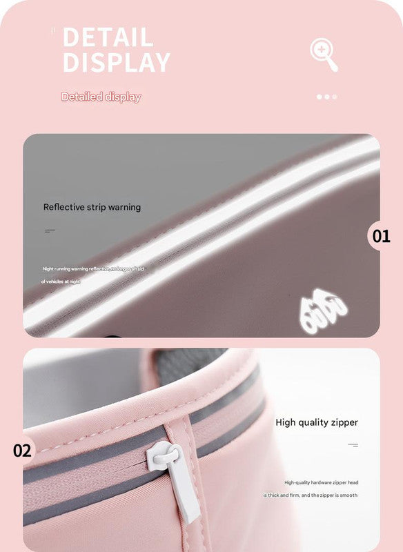 Light purple Adjustable Running Belt – product detail