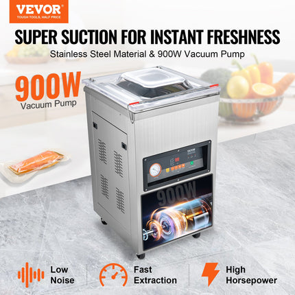 DZ-400/2E Automatic Extra Deep Vacuum Sealer Food Vacuum Sealing Packing Machine 220V