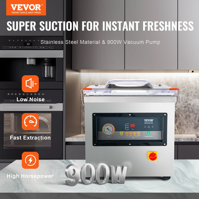 DZ-400/2F Automatic Vacuum Sealer Food Vacuum Sealing Packing Machine 220V – product detail