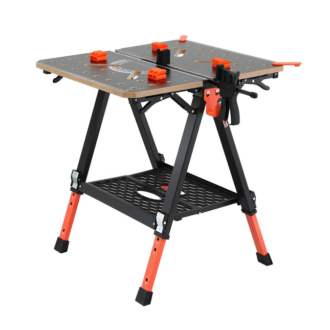 Giantz Portable Folding Work Table 454kg Adjustable Workbench – product detail