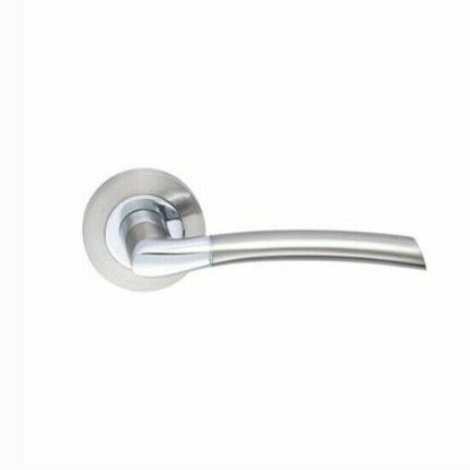 10013.L.BN/CP | Door Handle Futura Range Luxe Left Hand Dummy Lever Half Set | Zanda Architectural