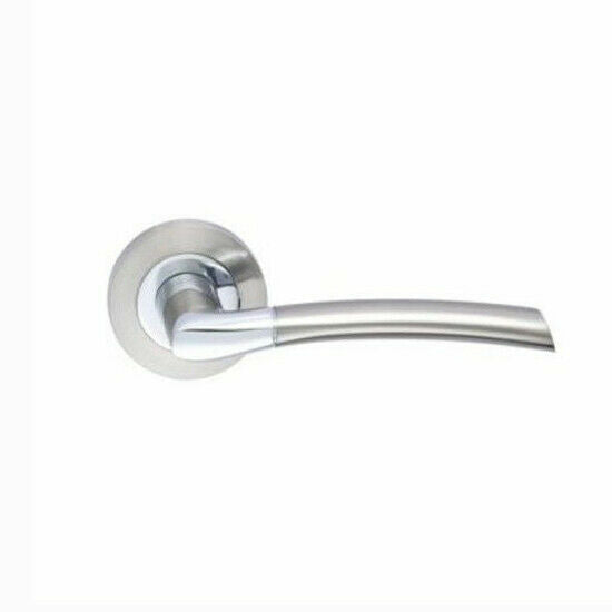 10013.L.BN/CP | Door Handle Futura Range Luxe Left Hand Dummy Lever Half Set | Zanda Architectural