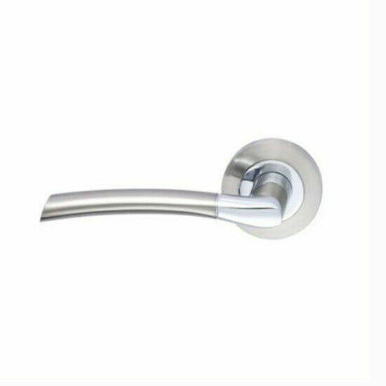 10013.R.BN/CP | 10013RBNCP Futura Luxe Door Handle Half Set Right Hand BN/CP | Zanda Architectural
