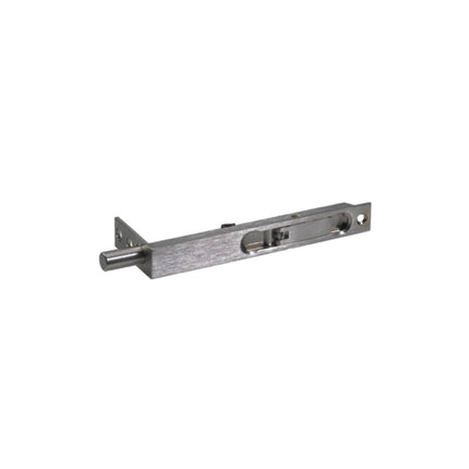 Economy Flush Bolt Solid Brass 152x19mm Brushed Nickel 10423.BN Zanda | Decorus Hardware
