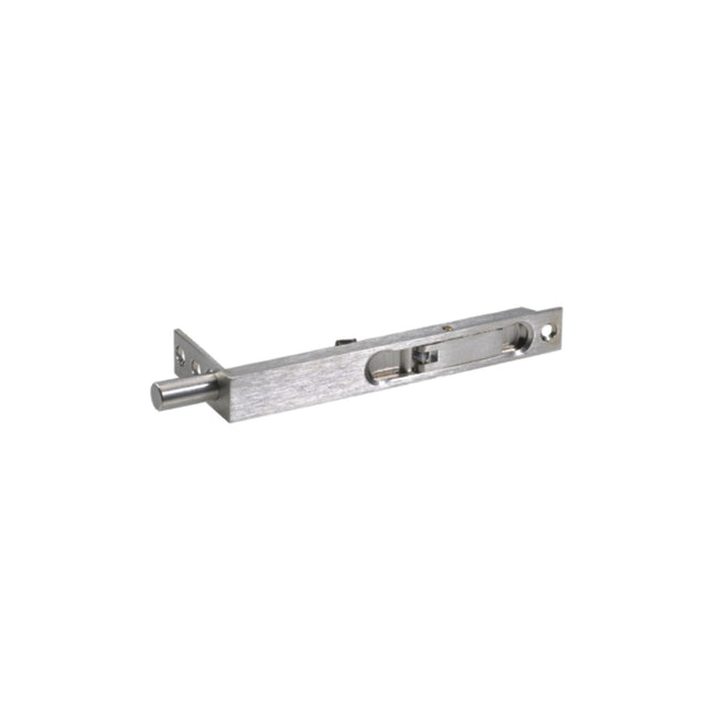 Economy Flush Bolt Solid Brass 152x19mm Satin Chrome 10423.SC Zanda | Decorus Hardware