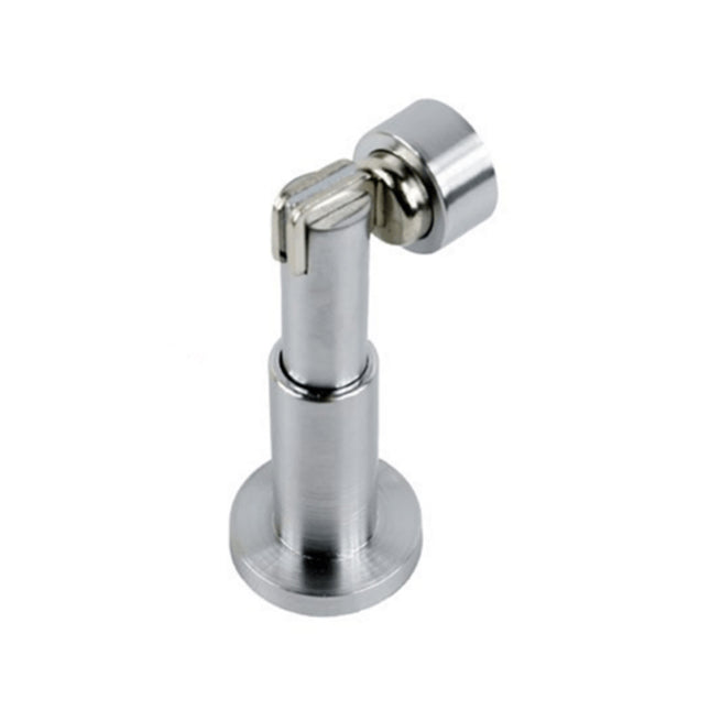 Adjustable Magnetic Door Stop 70-85mm Satin Chrome 10501.SC Zanda | Decorus Hardware