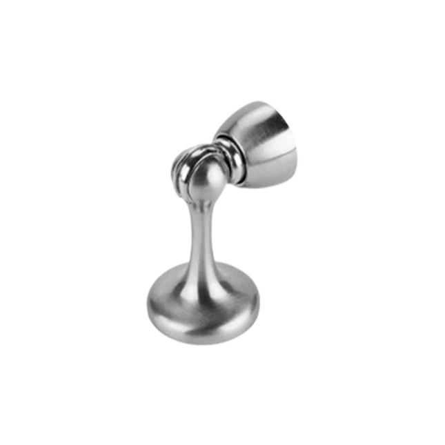 Magnetic Door Stop Floor Mounted 76mm Satin Chrome 10502.SC Zanda | Decorus Hardware