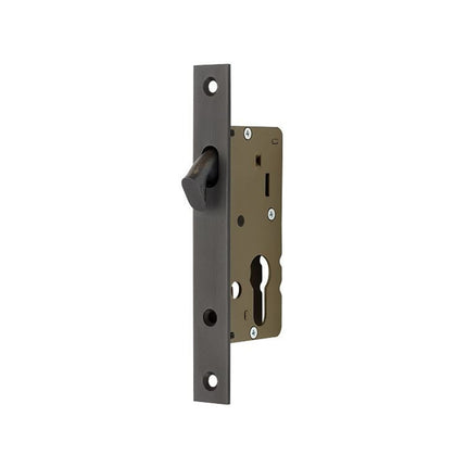 Narrow Sliding Door Euro Mortice Lock Graphite Nickel 10530.GN Zanda | Decorus Hardware