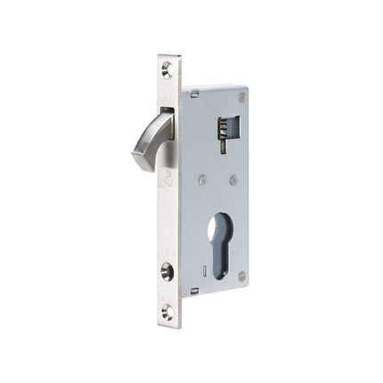 Narrow Sliding Door Euro Mortice Lock Stainless Steel 10530.SS Zanda | Decorus Hardware