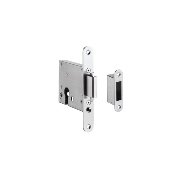Heavy Duty Sliding Door Mortice Lock Euro 60mm Stainless Steel 10534.SS  Zanda | Decorus Hardware