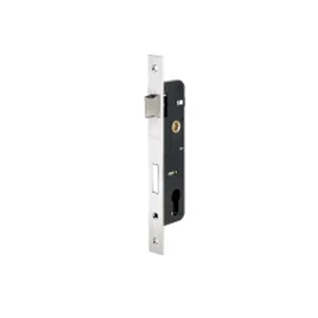 Mortice Lock Euro Profile Narrow Backset 25mm Stainless Steel 10535.SS Zanda | Decorus Hardware