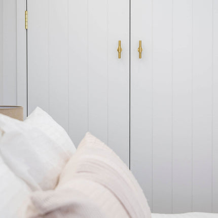 10697.BN | Zurich Knurled Cabinet T-Bar Handle Brushed Nickel | Zanda Architectural