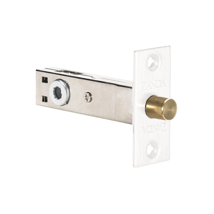 1120.WHT | Tubular Privacy Bolt 60mm Backset White | Zanda Architectural