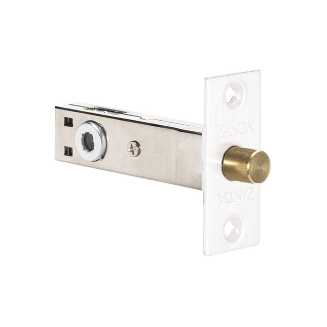 1120.WHT | Tubular Privacy Bolt 60mm Backset White | Zanda Architectural
