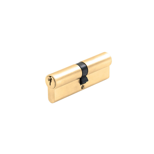 Euro Double Cylinder 5 Pin (Key/Key) Keyed Alike 60mm Satin Brass 1121.KA.SB Zanda | Decorus Hardware