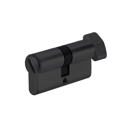 Euro Privacy Turn & Release 65mm Matt Black 1128.BLK Zanda | Decorus Hardware
