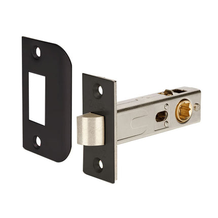 Tubular Latch 60mm Backset Matt Black 1131.BLK Zanda | Decorus Hardware