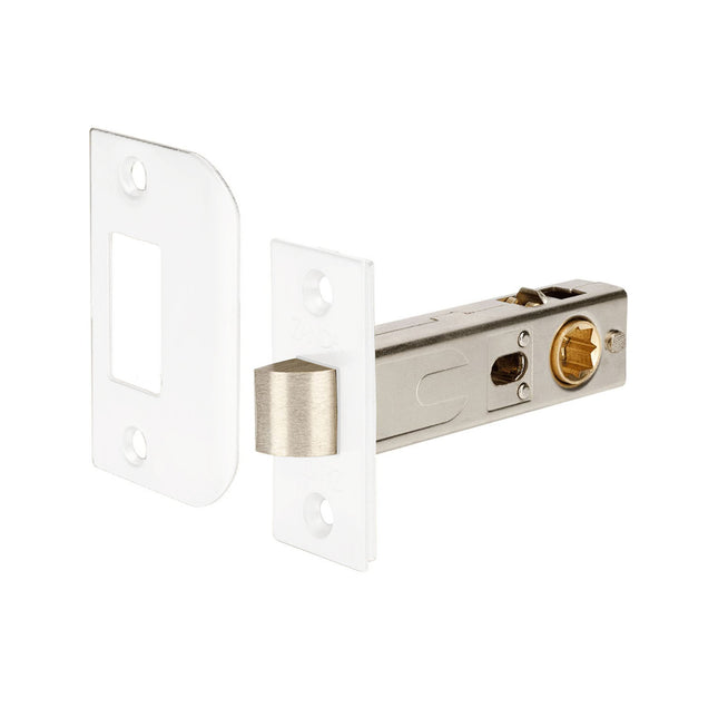 Tubular Latch 60mm Backset White 1131.WHT Zanda | Decorus Hardware