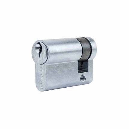 Euro Single Cylinder Key Satin Chrome 30mm 1133SC Zanda | Decorus Hardware