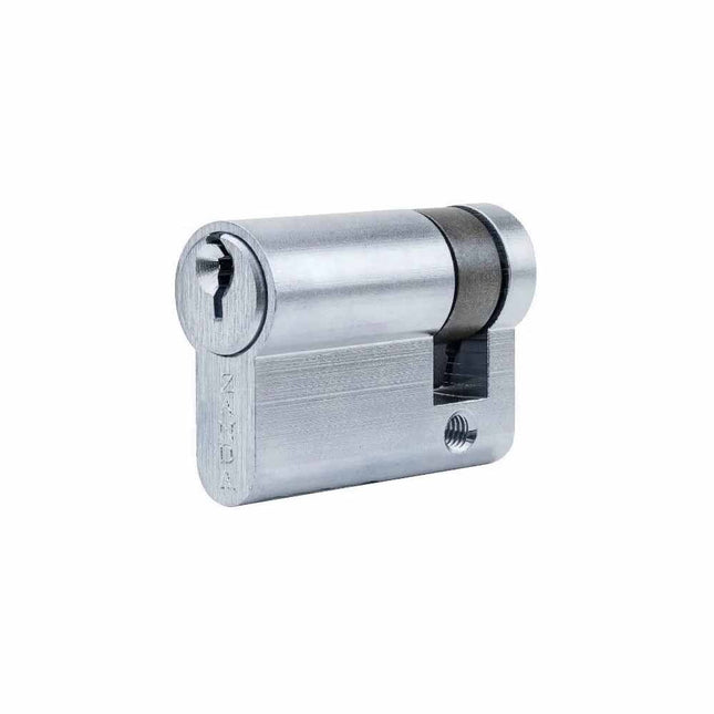 Euro Single Cylinder Key Satin Chrome 30mm 1133SC Zanda | Decorus Hardware