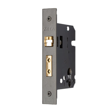 Heavy Duty Roller Mortice Lock 57mm Backset Graphite Nickel 1140.GN Zanda | Decorus Hardware