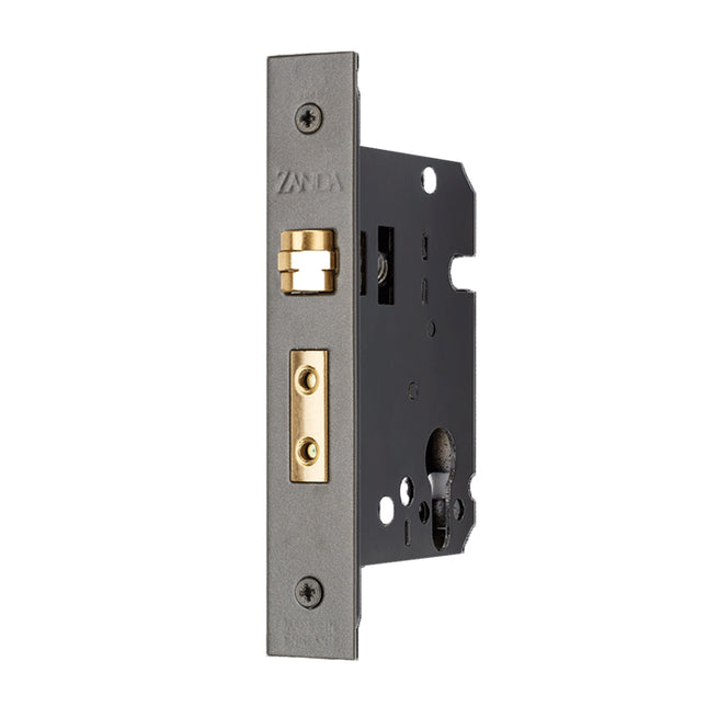 Heavy Duty Roller Mortice Lock 57mm Backset Graphite Nickel 1140.GN Zanda | Decorus Hardware