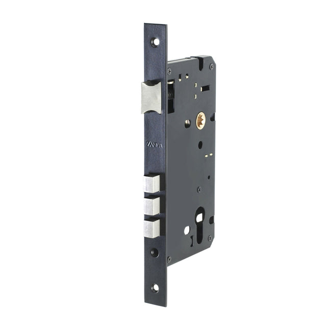1143.BLK | Euro Mortice Lock 60mm Matt Black | Zanda Architectural