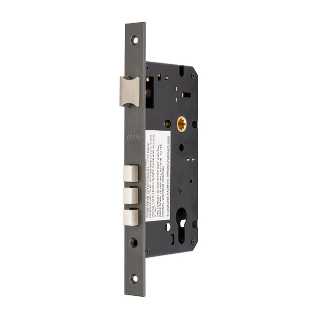 Euro Mortice Lock 60mm Graphite Nickel 1143.GN Zanda | Decorus Hardware