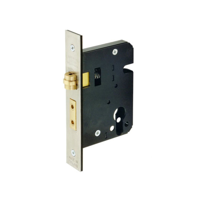 Round Roller Lock Kit w/ Double Cylinder (Key/Key) Brushed Nickel 1149.BN Zanda | Decorus Hardware