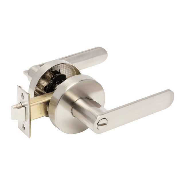 Sceptre Door Handle Lever Privacy Set Brushed Nickel 11501.BN Zanda | Decorus Hardware