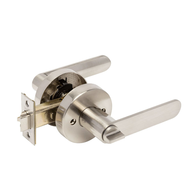 11520.BN | Sceptre Door Handle Lever Combination Set Brushed Nickel | Zanda Architectural