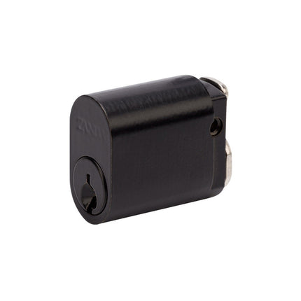 Oval Cylinder 6 Pin Matt Black 1160.BLK Zanda | Decorus Hardware