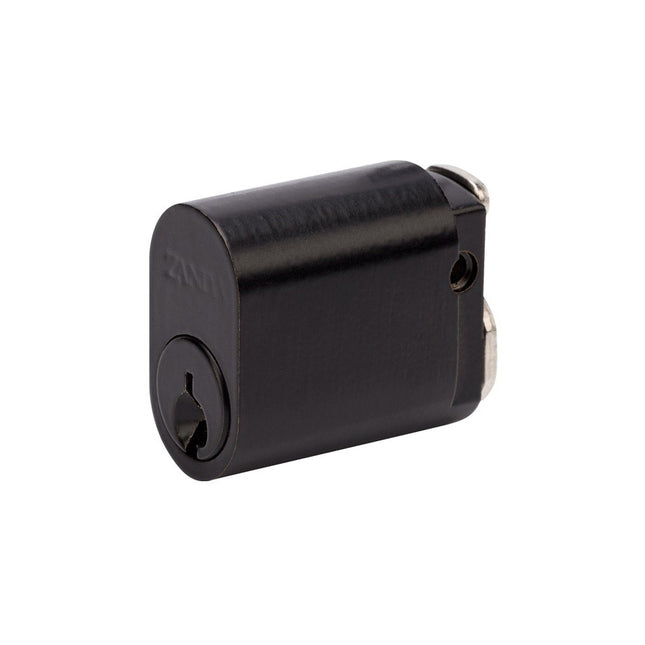 Oval Cylinder 6 Pin Matt Black 1160.BLK Zanda | Decorus Hardware