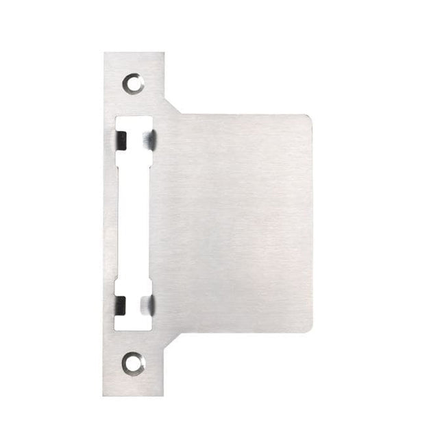 Extended Strike Plate Right Hand 85mm Stainless Steel 1162SS Zanda | Decorus Hardware
