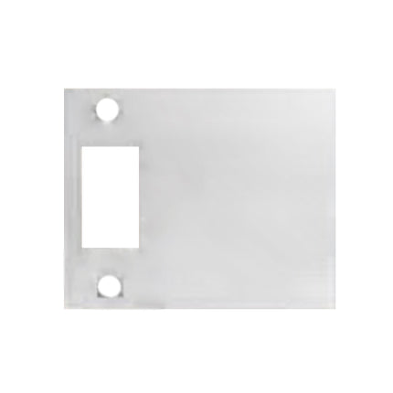 1163SS Extended Strike Plate Satin Stainless Steel 87mm Zanda | Decorus Hardware