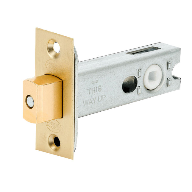 Heavy Duty Tubular Privacy Bolt 57mm Satin Brass 1173.SB Zanda | Decorus Hardware