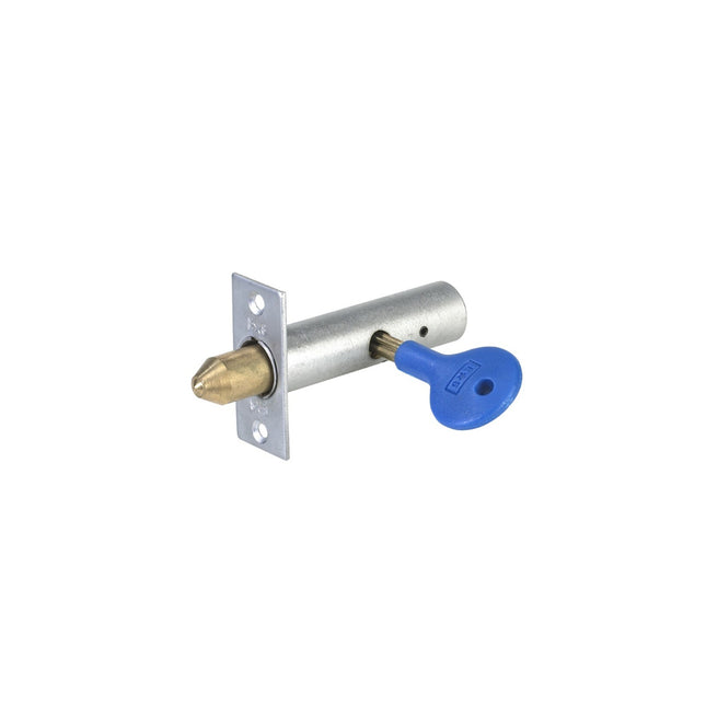 Security Door Bolt 25mm Satin Chrome 1175SC  Zanda | Decorus Hardware