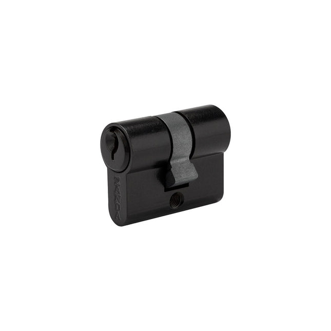 1178.BLK | Euro Double Cylinder 3 Pin (Key/Key) Keyed to Differ 40mm Matt Black | Zanda Architectural