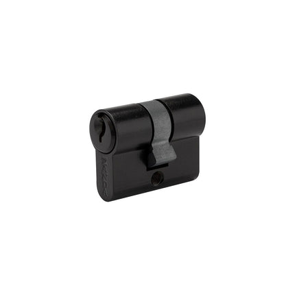 Euro Double Cylinder 3 Pin (Key/Key) Keyed Alike 40mm Matt Black 1178.KA.BLK Zanda | Decorus Hardware