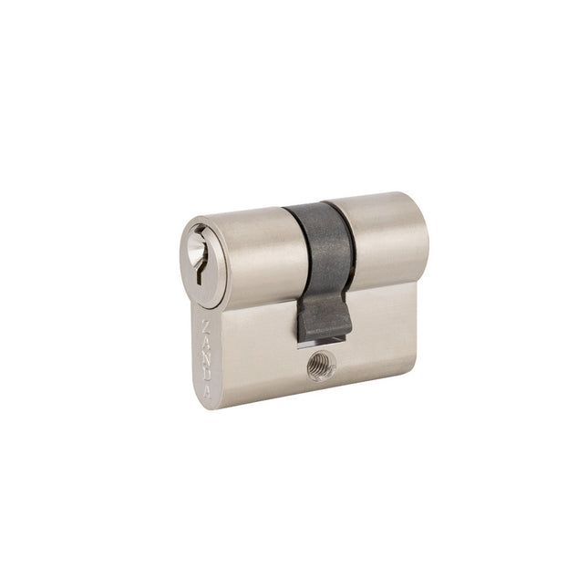 Euro Double Cylinder 3 Pin (Key/Key) Keyed Alike 40mm Brushed Nickel 1178.KA.BN Zanda | Decorus Hardware